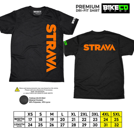 Strava Side Print | Premium Cycling Dri-Fit Shirt - BIKECO APPARELS