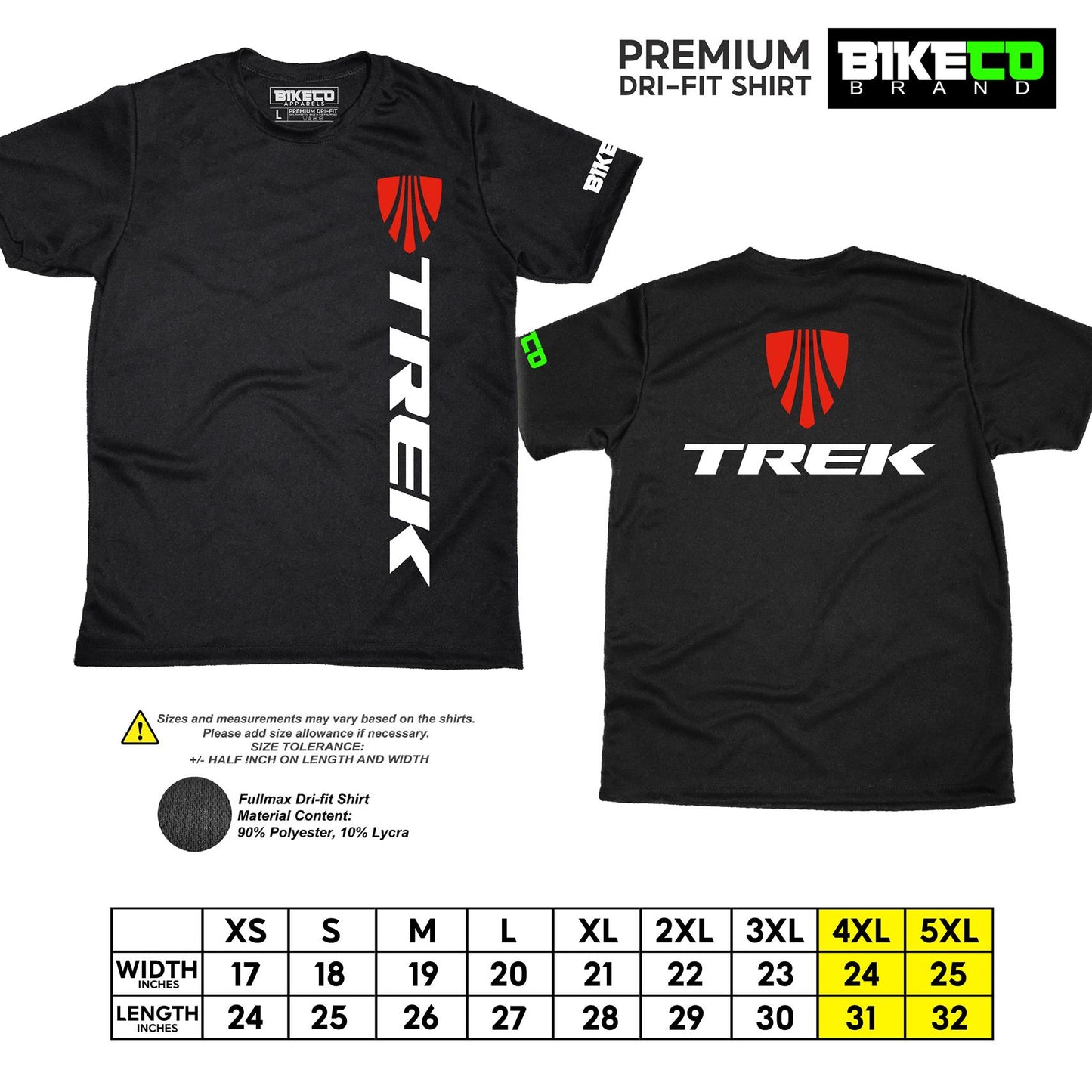 Trek Side Print | Premium Cycling Dri-Fit Shirt - BIKECO APPARELS