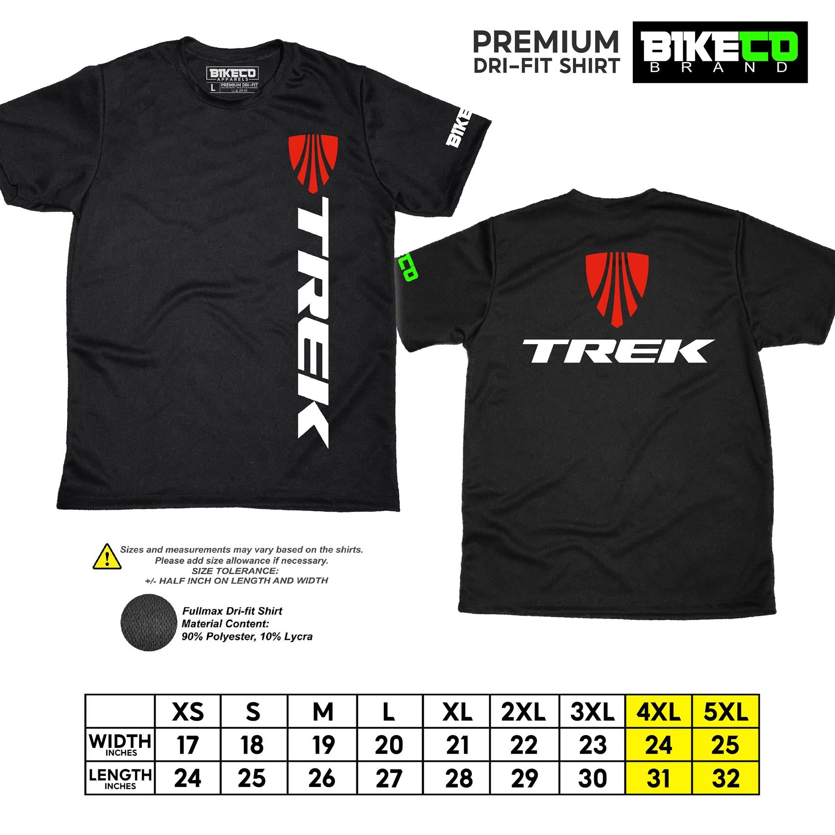 Trek Side Print | Premium Cycling Dri-Fit Shirt - BIKECO APPARELS