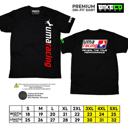 UMA Side Print | Premium Riding Dri-Fit Shirt - BIKECO APPARELS