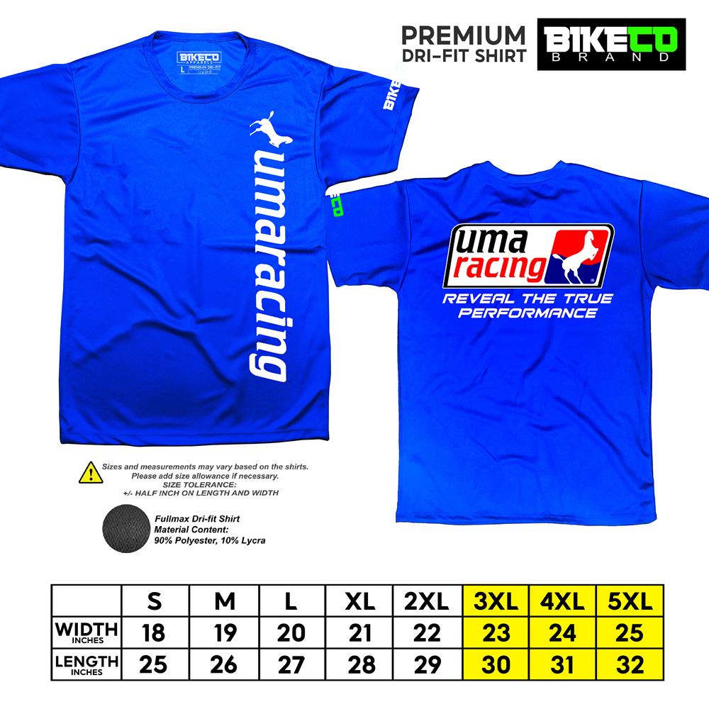 UMA Side Print | Premium Riding Dri-Fit Shirt - BIKECO APPARELS