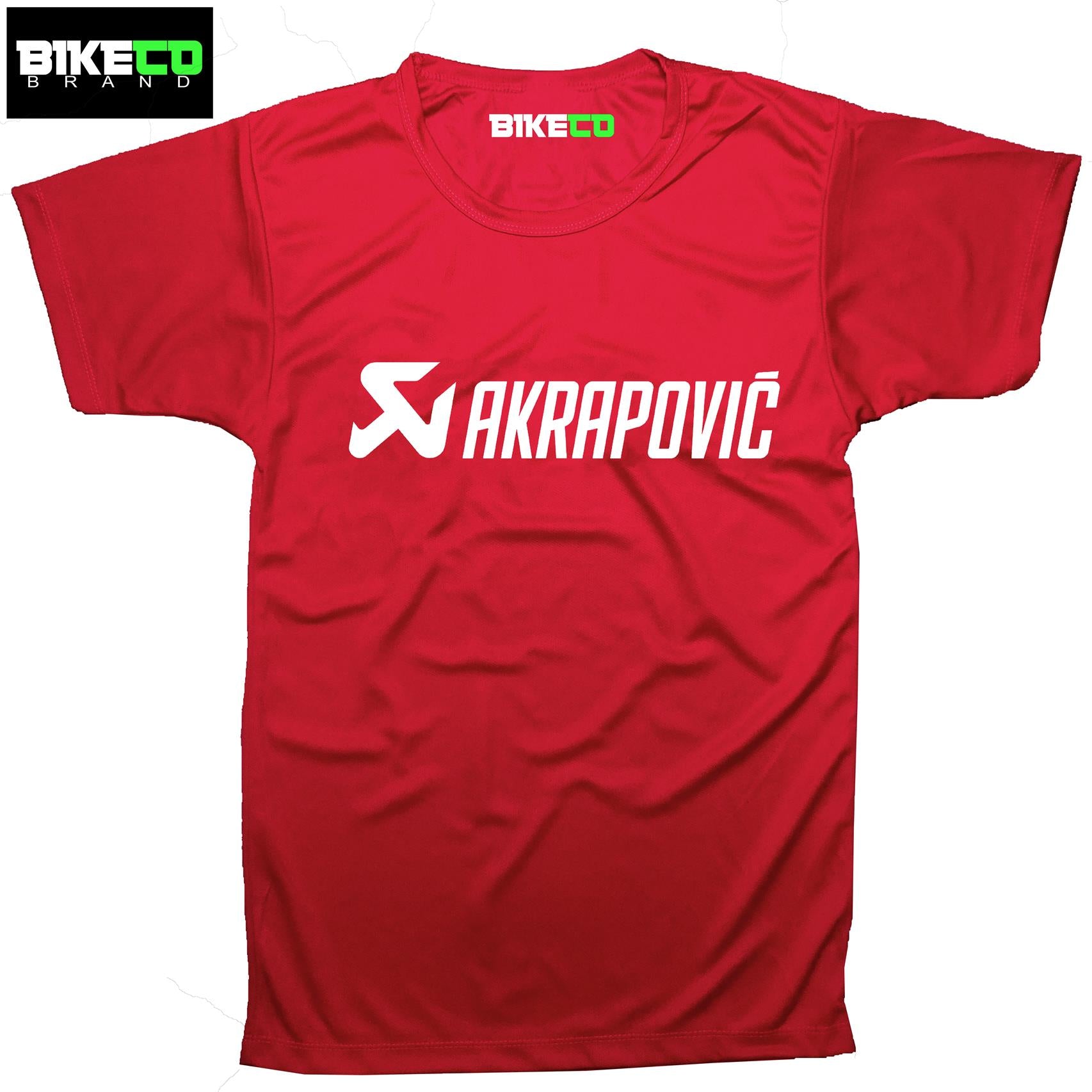 Akrapovic Riding Dri-Fit Shirt | BIKECO Brand Collections - BIKECO APPARELS