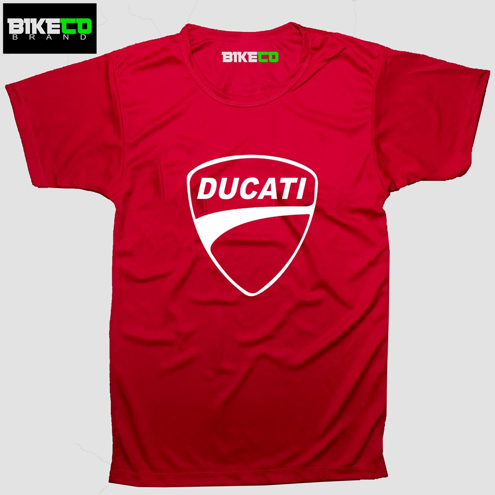 Ducati Logo Riding Dri-Fit Shirt | BIKECO Brand Collections