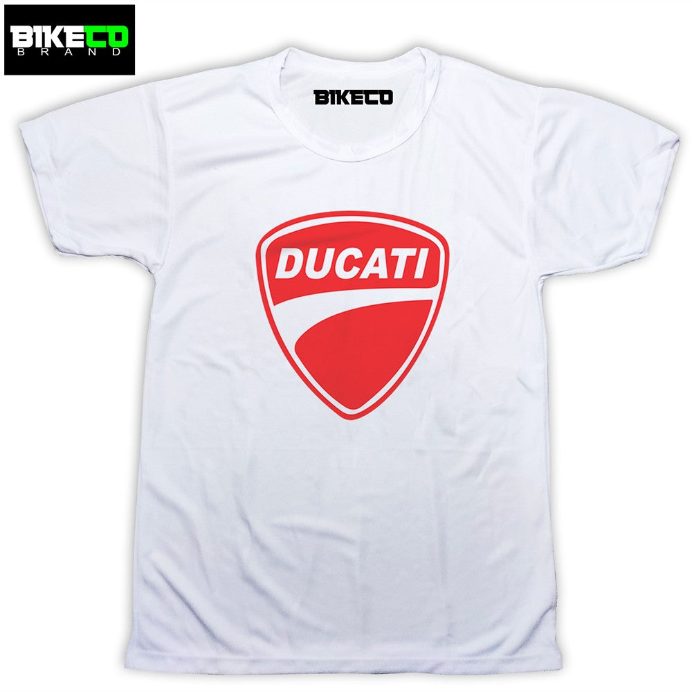Ducati Logo Riding Dri-Fit Shirt | BIKECO Brand Collections
