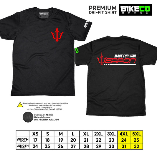 Weapon Pocket Print | Premium Riding Dri-Fit Shirt