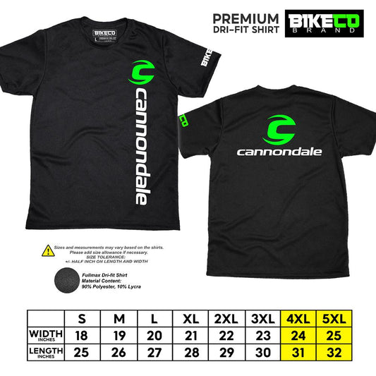 Cannondale Side Print | Premium Cycling Dri-Fit Shirt