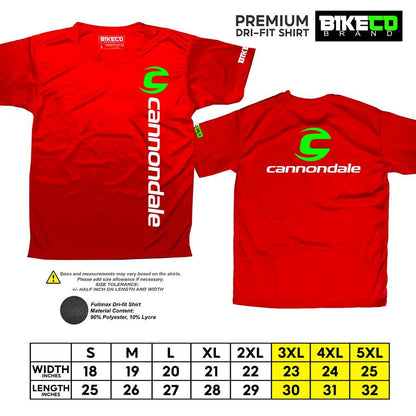 Cannondale Side Print | Premium Cycling Dri-Fit Shirt