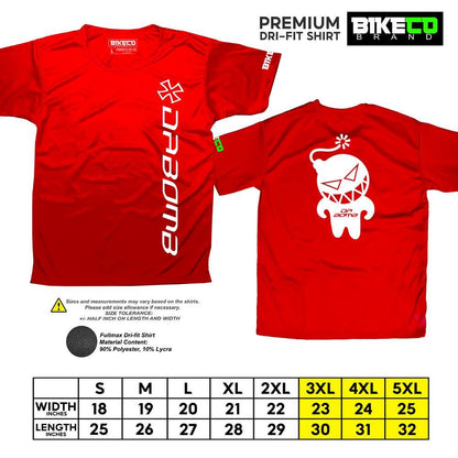 Da Bomb Side Print | Premium Cycling Dri-Fit Shirt