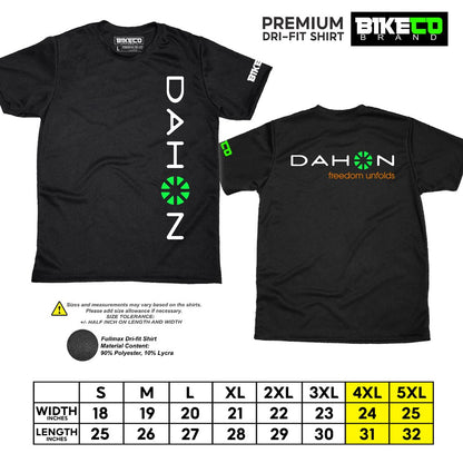Dahon Side Print | Premium Cycling Dri-Fit Shirt - BIKECO APPARELS