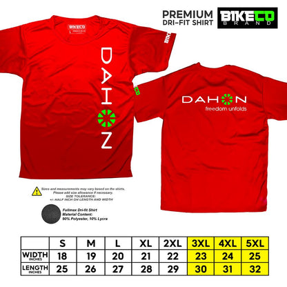 Dahon Side Print | Premium Cycling Dri-Fit Shirt - BIKECO APPARELS