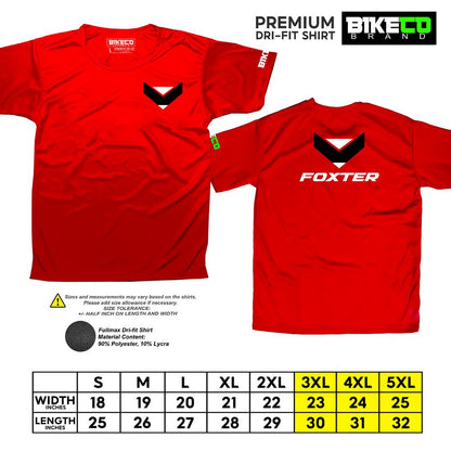 Foxter Pocket Print | Premium Riding Dri-Fit Shirt