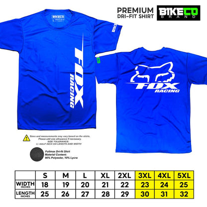 Fox Racing Side Print | Premium Cycling Dri-Fit Shirt - BIKECO APPARELS