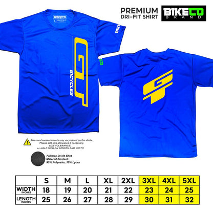 GT Side Print | Premium Cycling Dri-Fit Shirt - BIKECO APPARELS