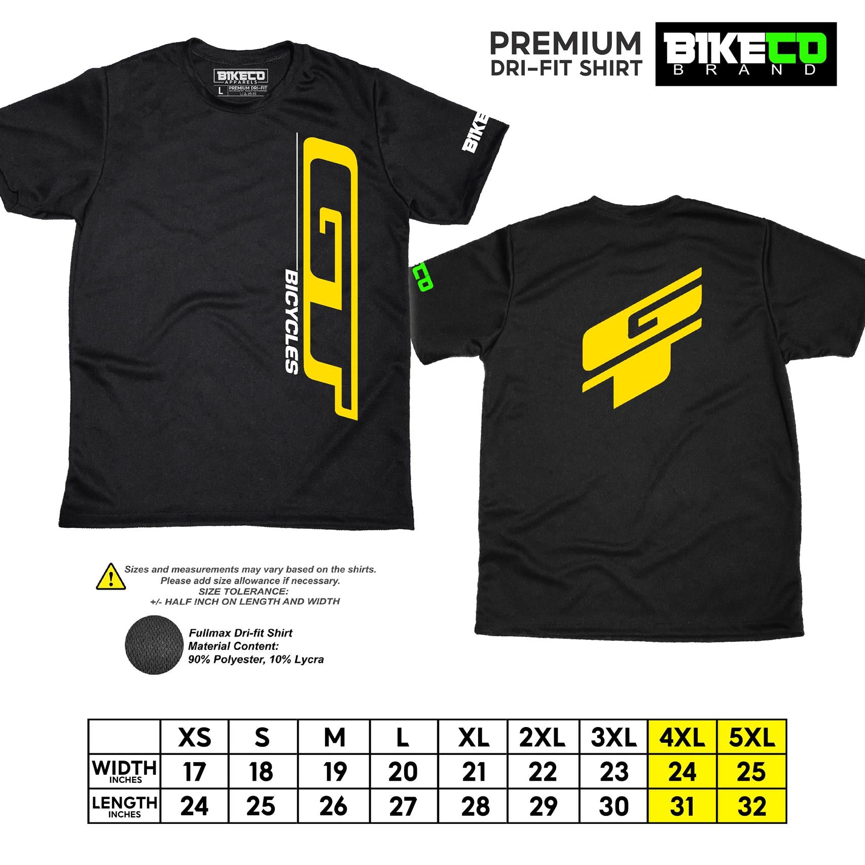 GT Side Print | Premium Cycling Dri-Fit Shirt - BIKECO APPARELS