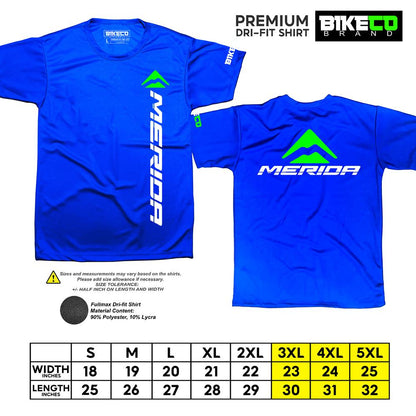 Merida Side Print | Premium Cycling Dri-Fit Shirt - BIKECO APPARELS