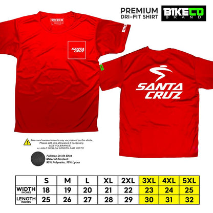 Santa Cruz Pocket Print | Premium Riding Dri-Fit Shirt