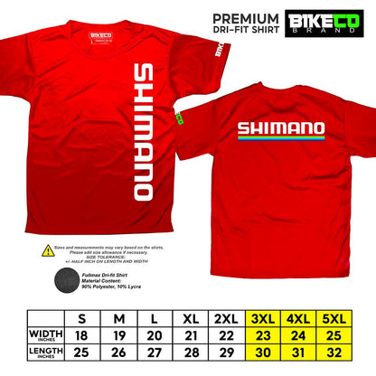 Shimano Side Print | Premium Cycling Dri-Fit Shirt - BIKECO APPARELS